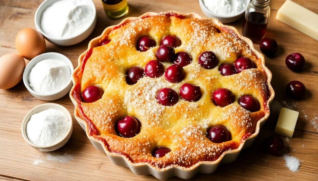 Recette facile et rapide de clafoutis aux cerises