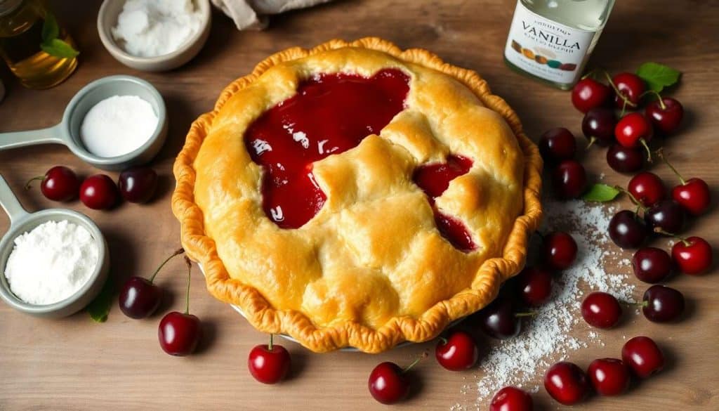 Recette de Cherry Pie : tarte aux Cerises Maison
