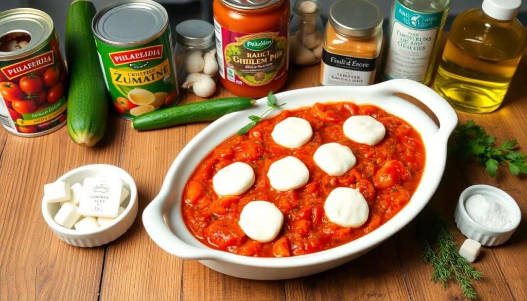 Sauce courgette tomate au fromage frais : recette savoureuse