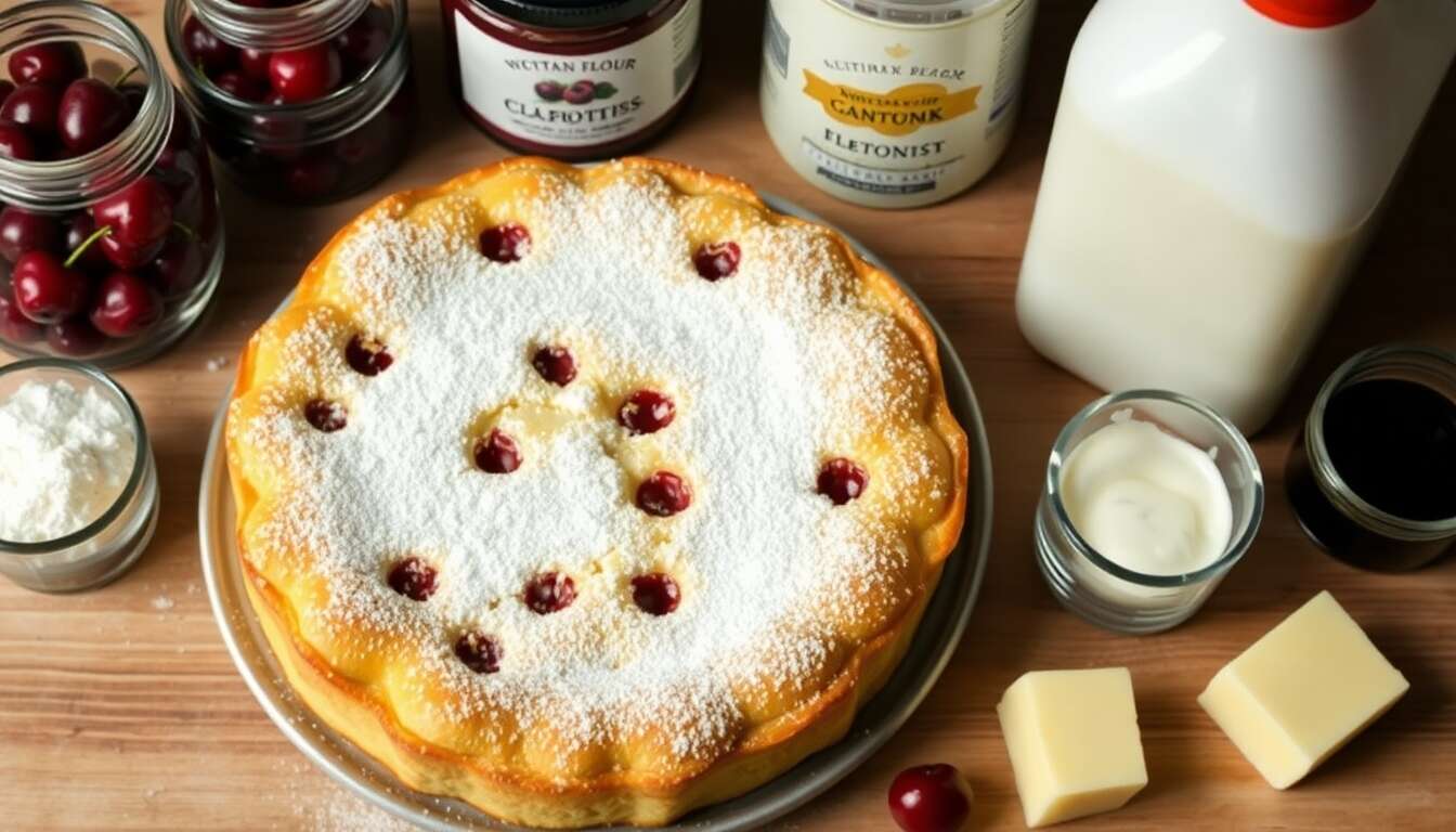 Clafoutis crémeux aux cerises : une recette gourmande