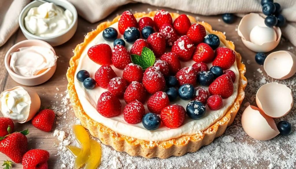 Tarte au fromage frais et fruits rouges : la recette gourmande