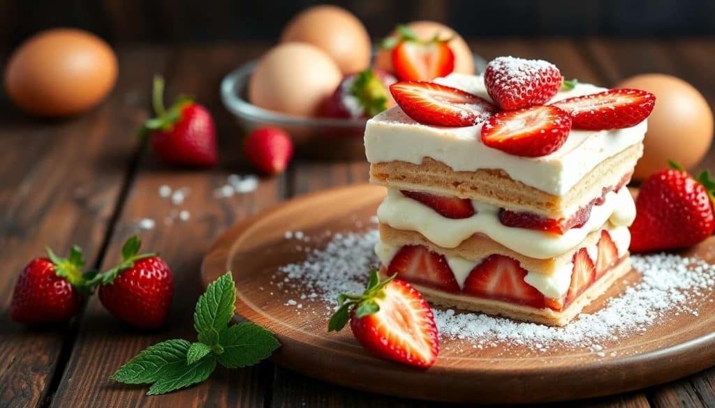 Recette facile : tiramisu aux fraises