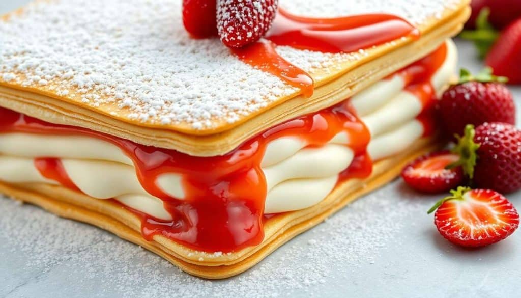 Millefeuille aux fraises : recette facile et rapide