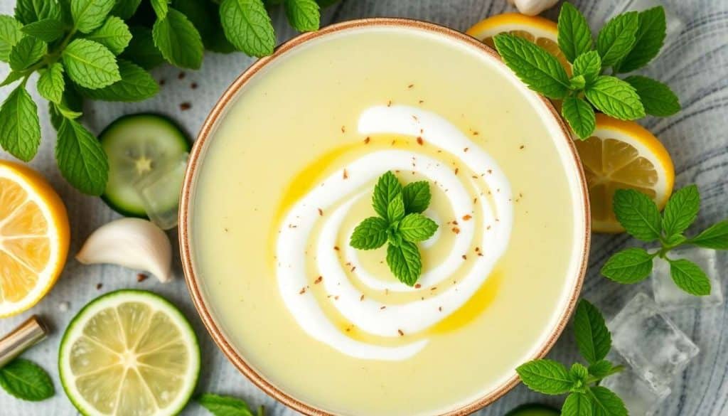 Soupe fraîche de concombre, menthe et fromage frais : la recette estivale