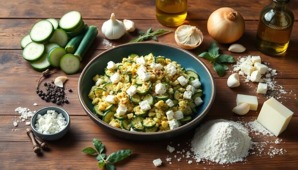 Crumble courgette feta : recette facile et savoureuse