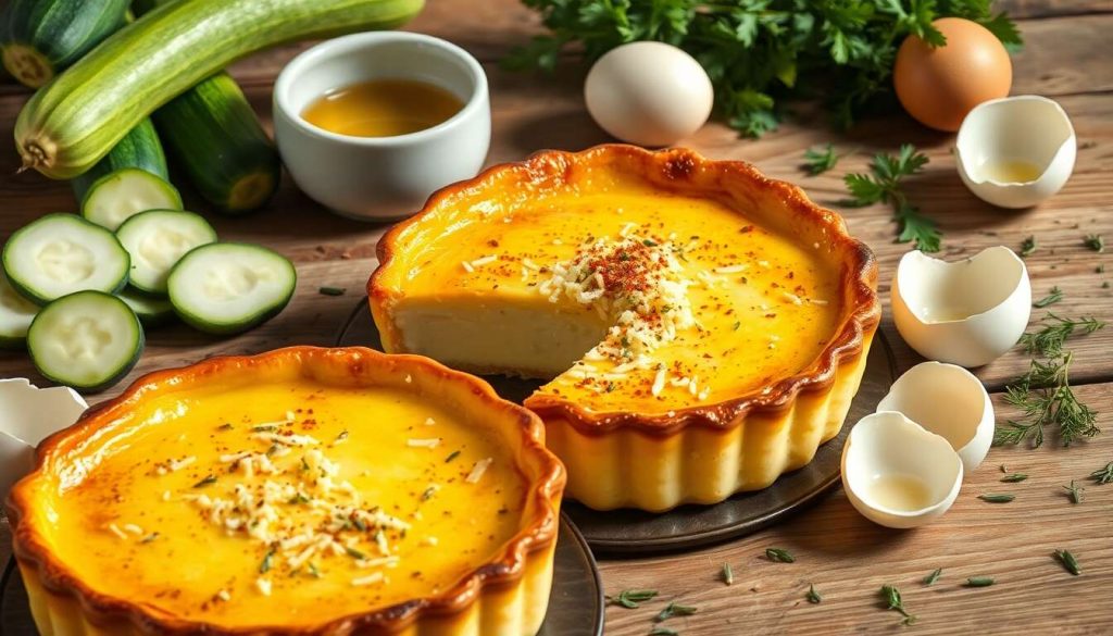 Flan de courgettes au parmesan : recette facile et savoureuse