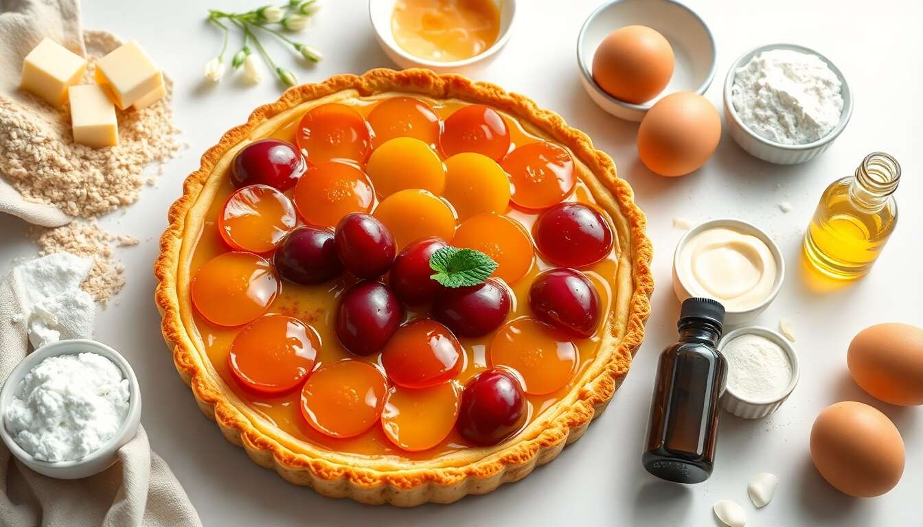 Recette de tarte aux mirabelles savoureuse