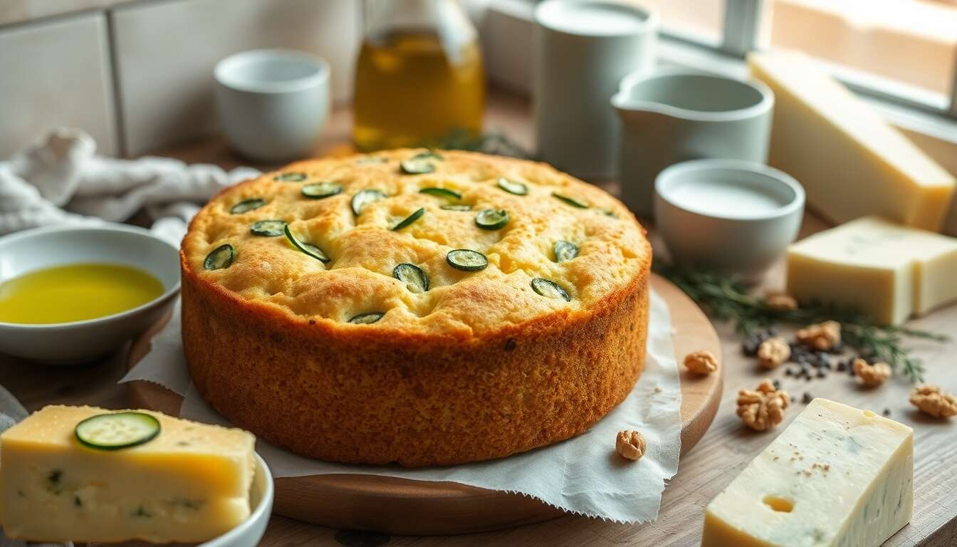 Recette : cake courgettes et fromage de brebis