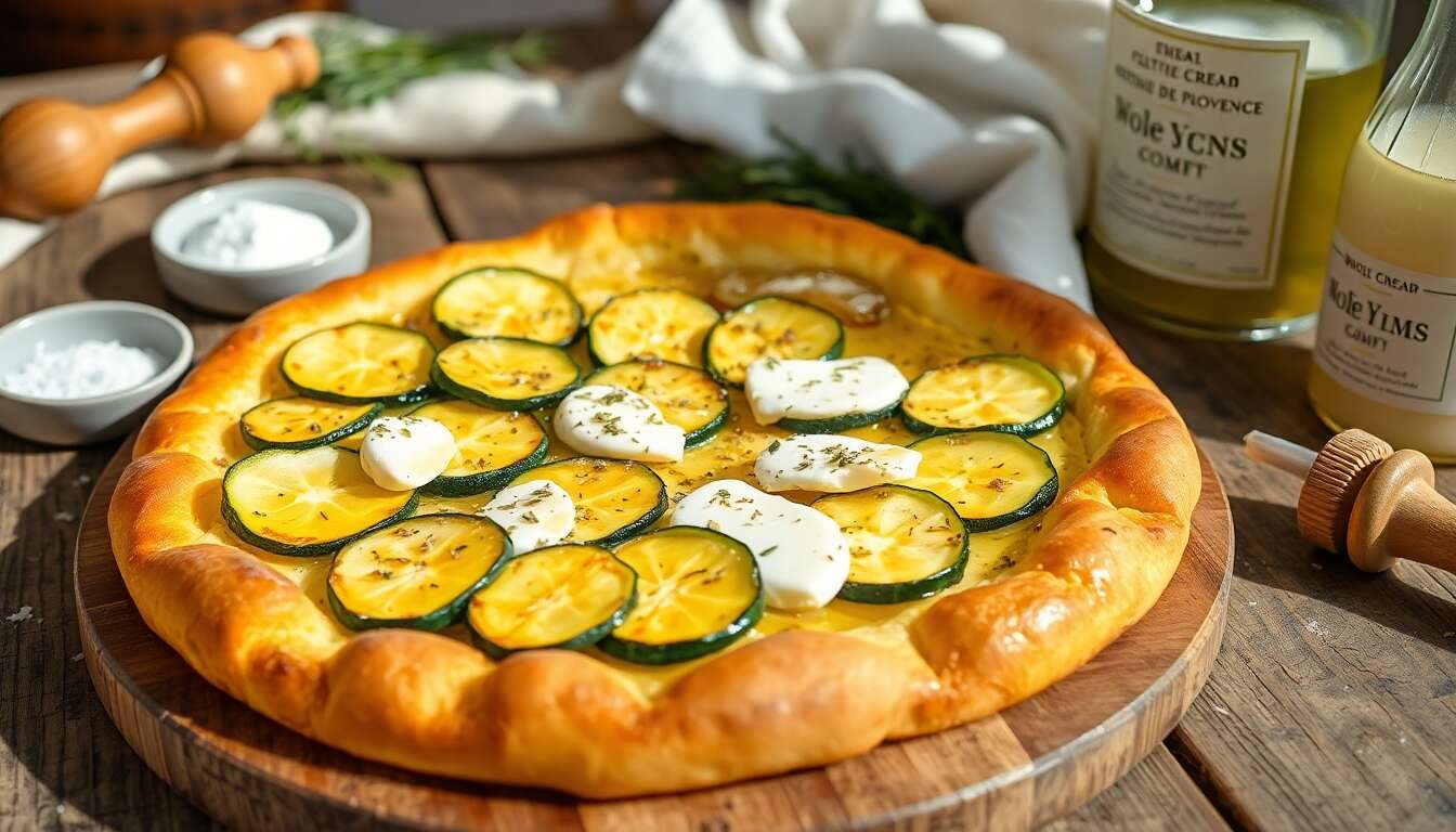 Recette Tarte Courgettes Fromage de Chèvre