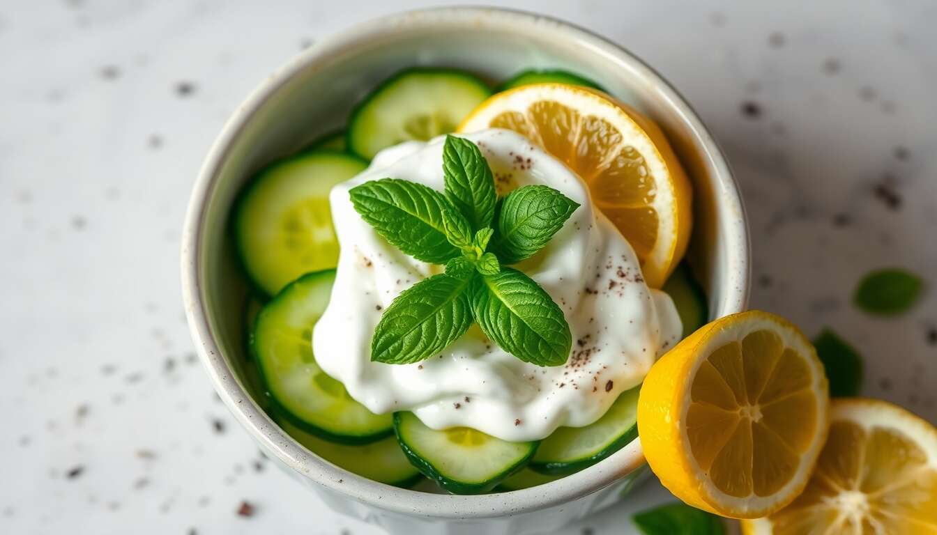 Verrine fraîcheur de concombre et fromage de chèvre : recette facile et estivale