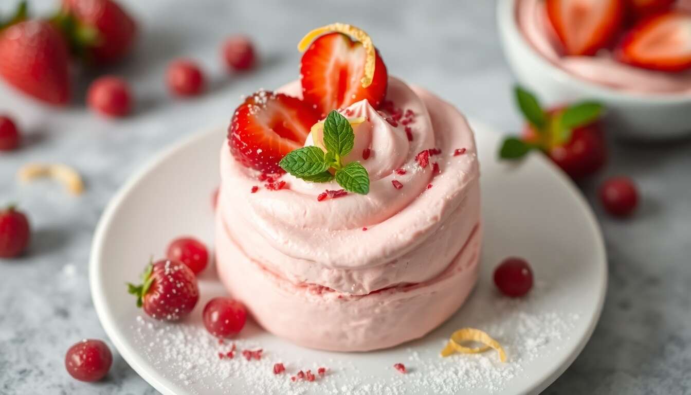 Mousse aux fraises légère : recette facile et rapide