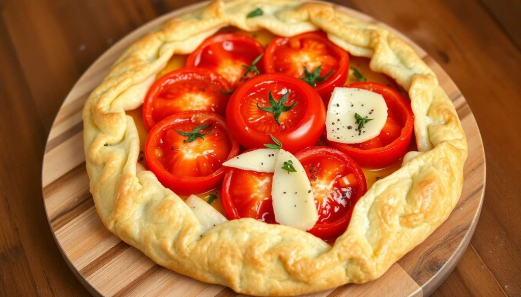 Tarte aux tomates, moutarde et fromage à raclette : recette gourmande