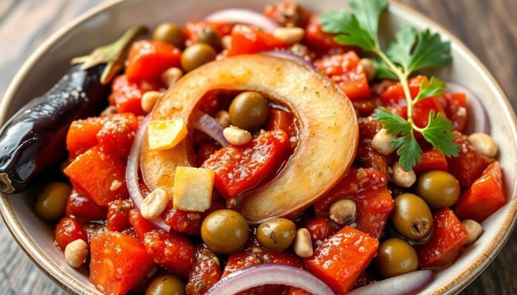 Caponata d'Aubergines : recette Traditionnelle Facilitation