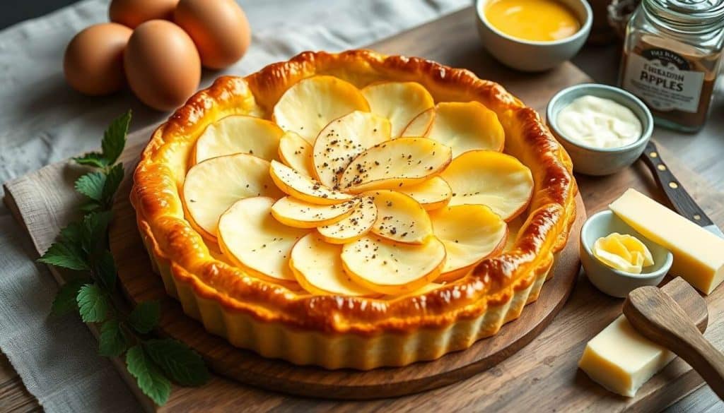 Tarte aux pommes et camembert : une recette gourmande