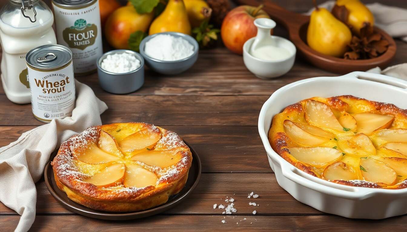 Recette de clafoutis automnal aux poires