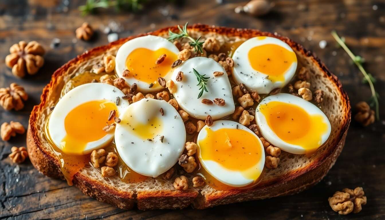Recette Tartine Potimarron et Œuf : dégustation Savoureuse
