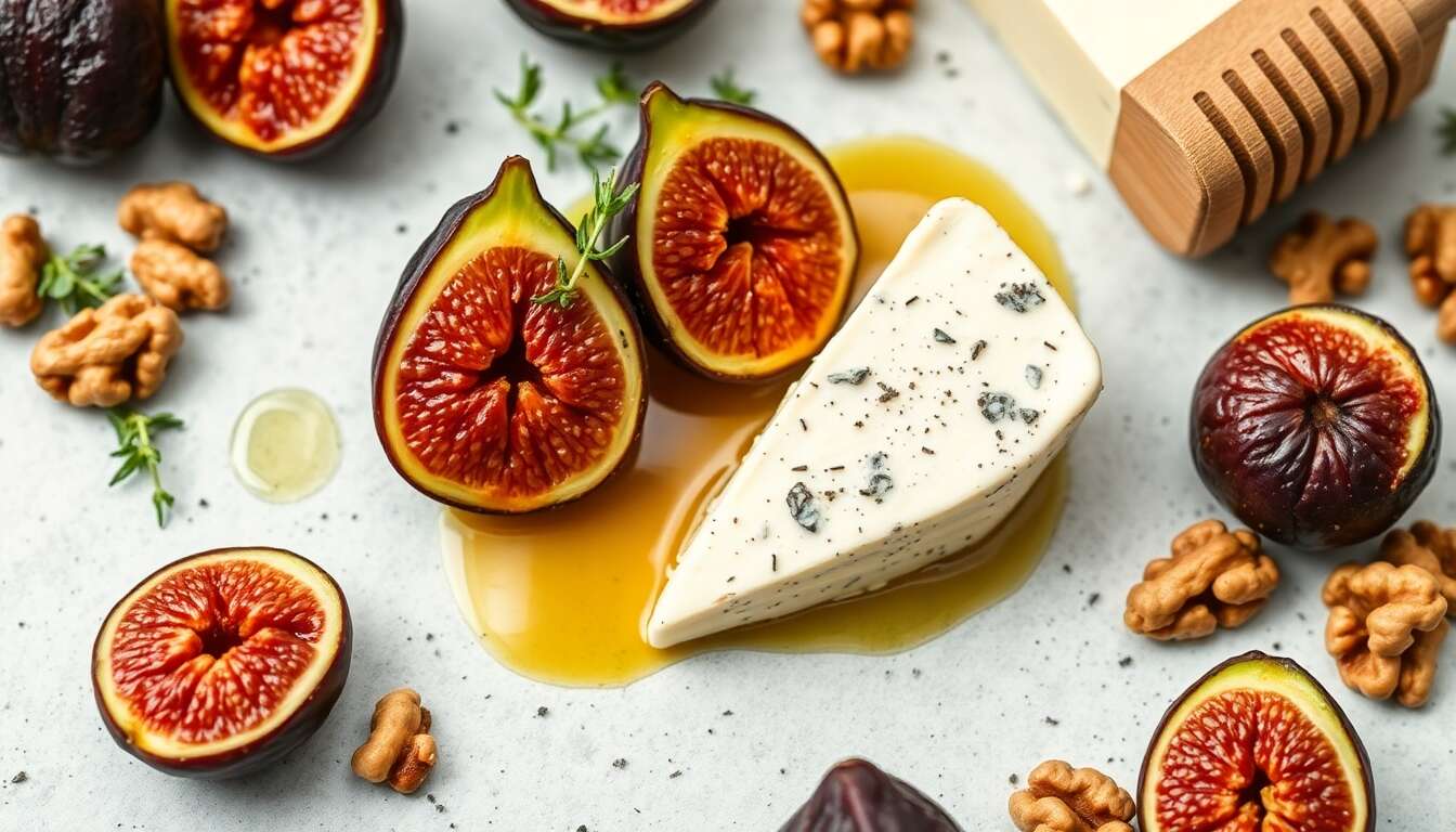 Recette de figues gratinées au bleu