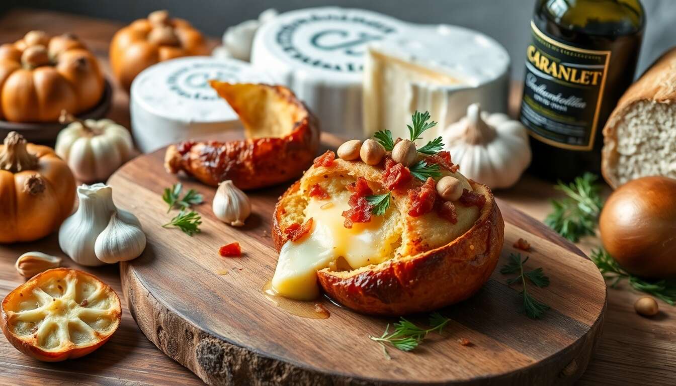 Potimarron farci au Camembert : recette gourmande