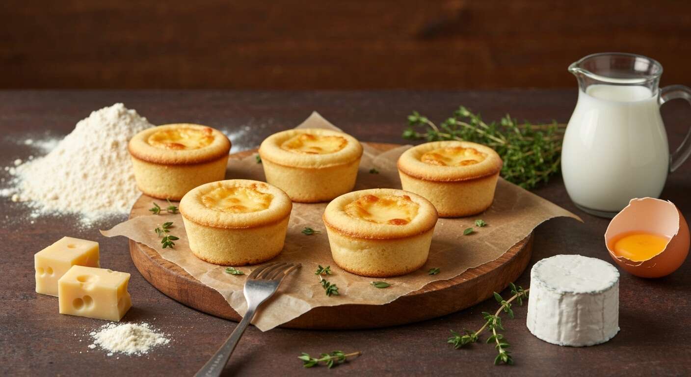 Mini cakes aux deux fromages : recette gourmande