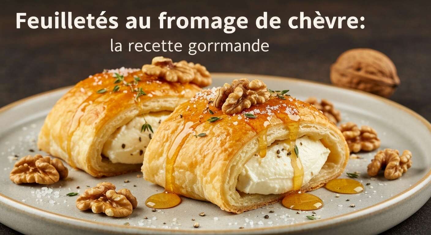 Feuilletés au fromage de chèvre : la recette gourmande
