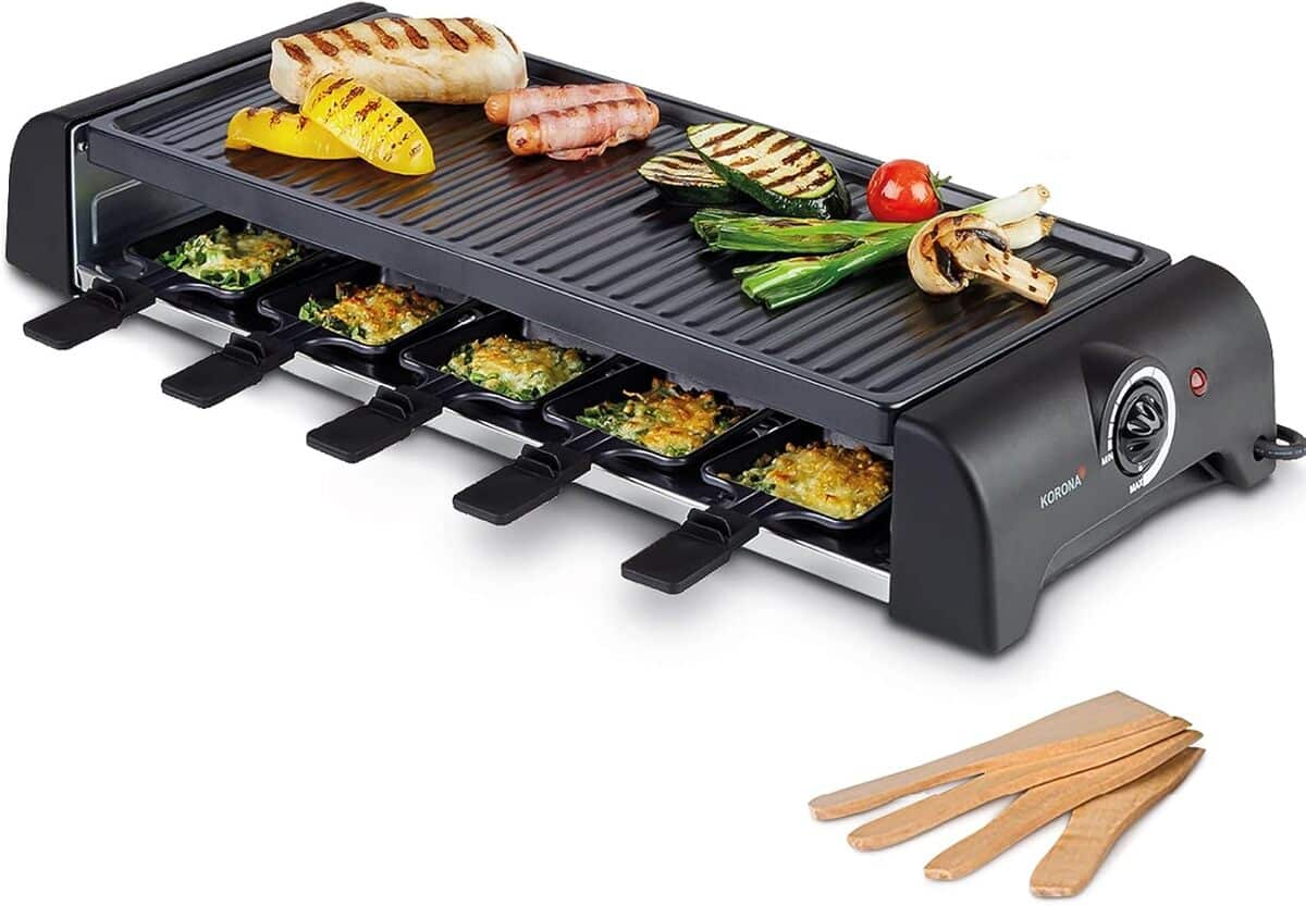 Test Korona 45060 : barbecue électrique et raclette XXL 1500W