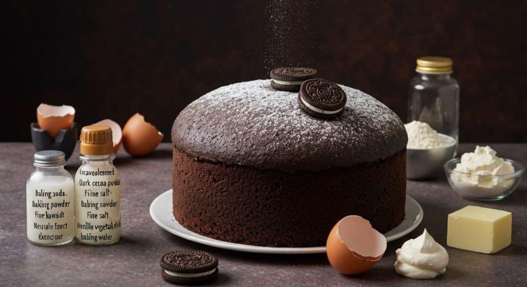 Gâteau d'Halloween : halloreo géant aux Oréos