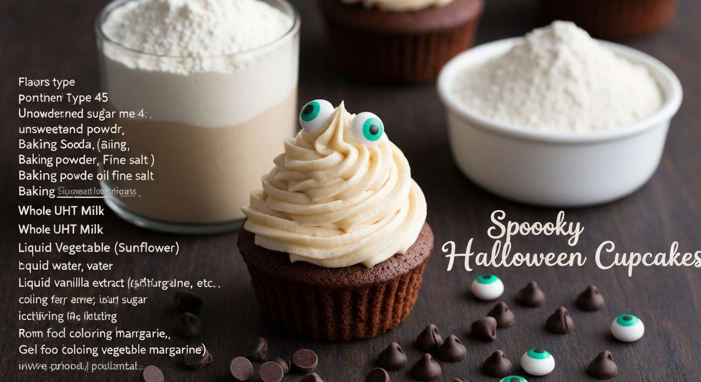 Recette de Cupcakes Effrayants pour Halloween