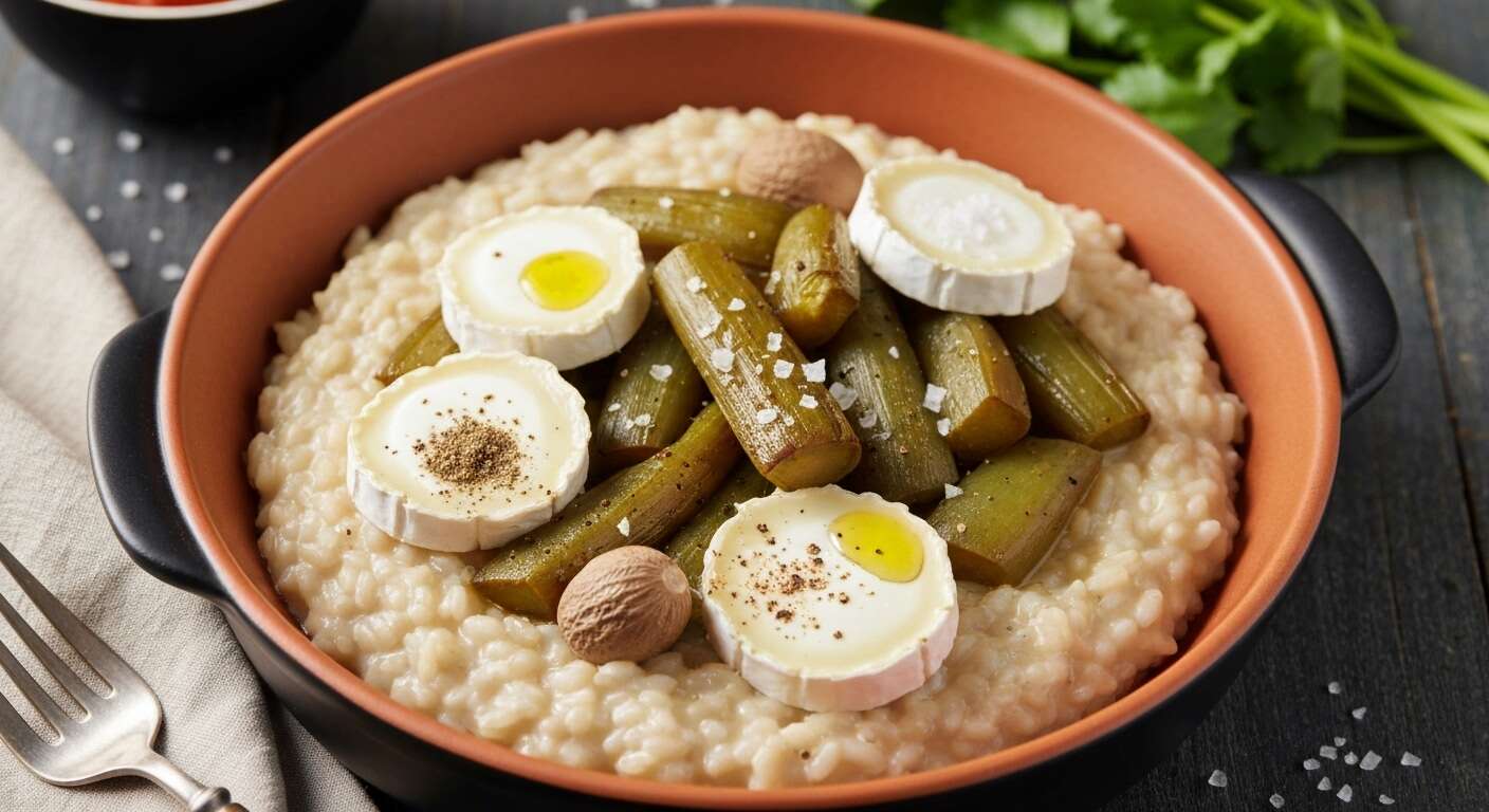 Gratin de potimarron au riz et fromage de chèvre : recette savoureuse