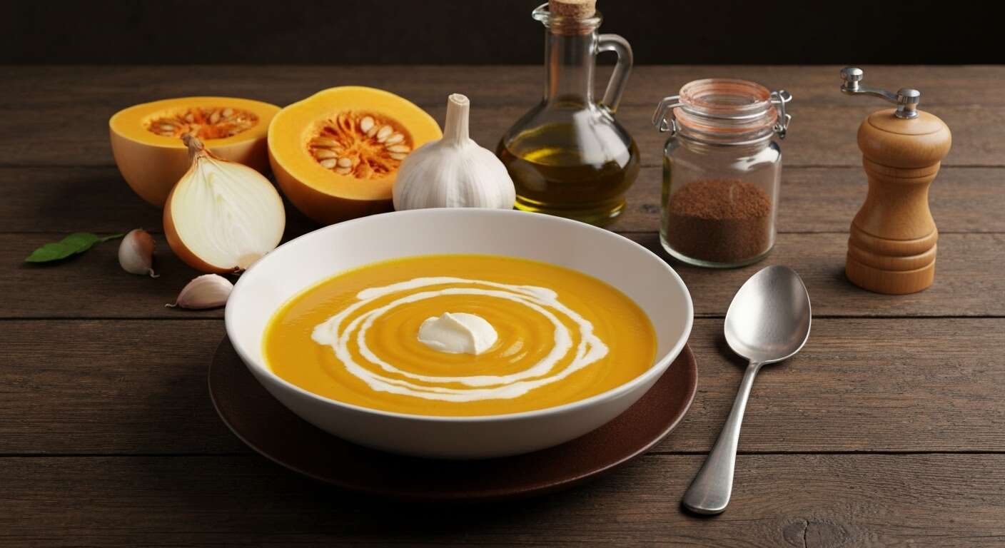 Soupe de potiron au mascarpone : recette onctueuse et savoureuse