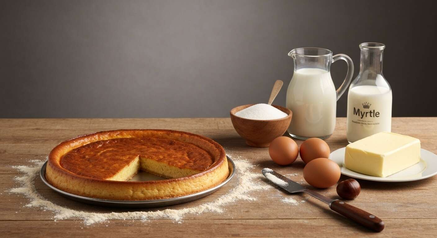 Flan Corse à la Farine de Châtaigne : recette Authentique
