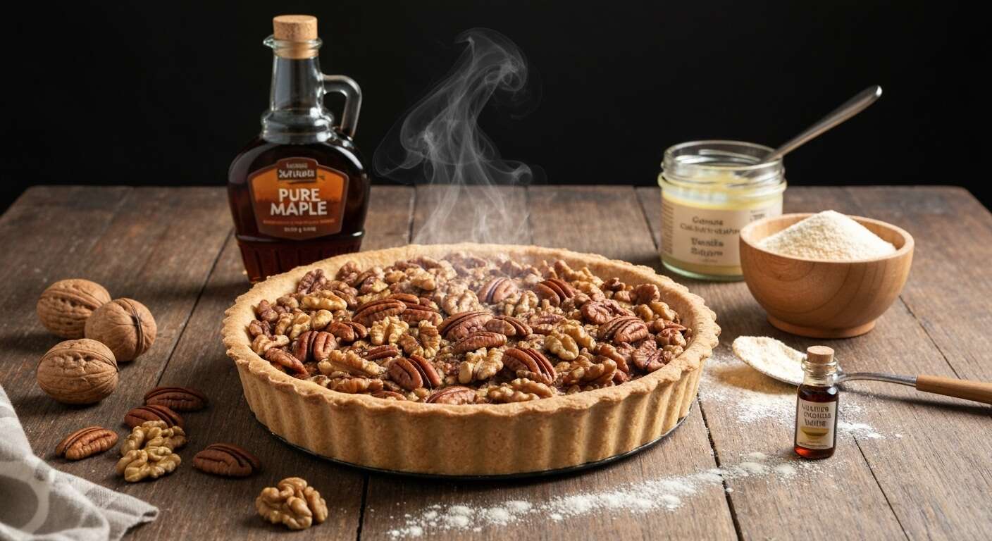 Recette de tarte aux noix et aux noix de pécan