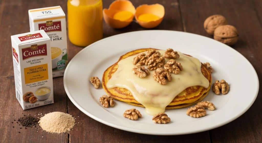 Pancakes de courge au fromage et noix : recette gourmande