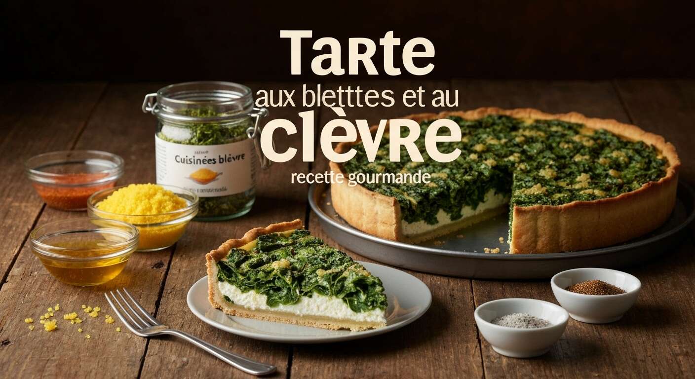 Tarte aux blettes et au chèvre : recette gourmande