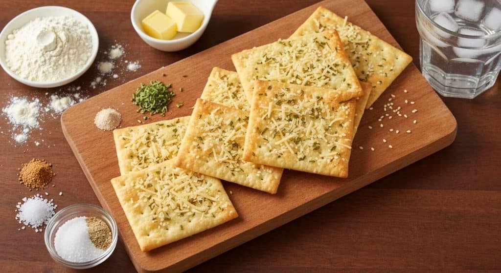 Recette de crackers frais au fromage et ciboulette