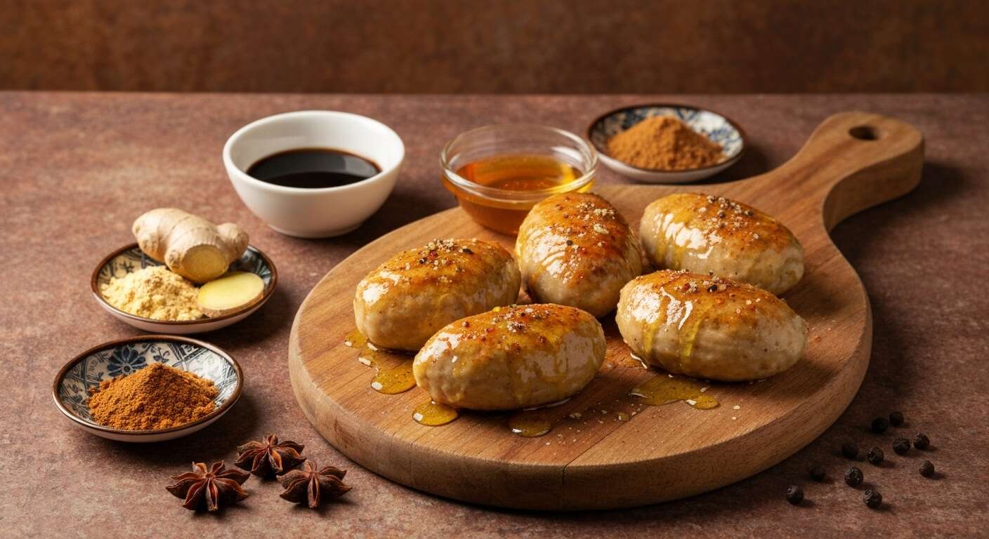 Cailles rôties au miel et épices : recette savoureuse au four