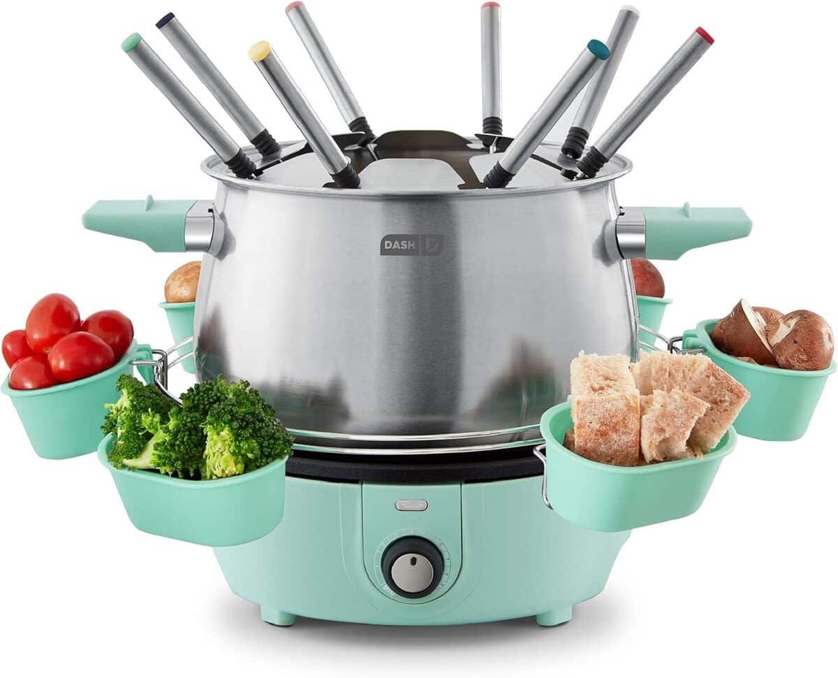 Test : appareil à fondue Dash DFM250GBAQ04, contrôle de la température et antiadhésif