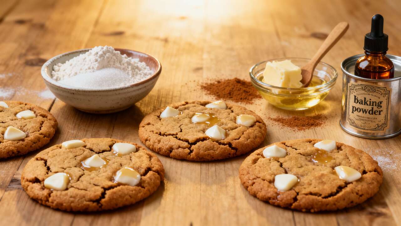 Petits sablés cannelle chocolat blanc : recette gourmande et facile