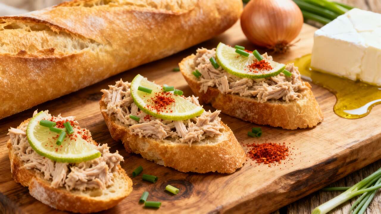 Rillettes de thon au fromage frais et citron vert : recette facile
