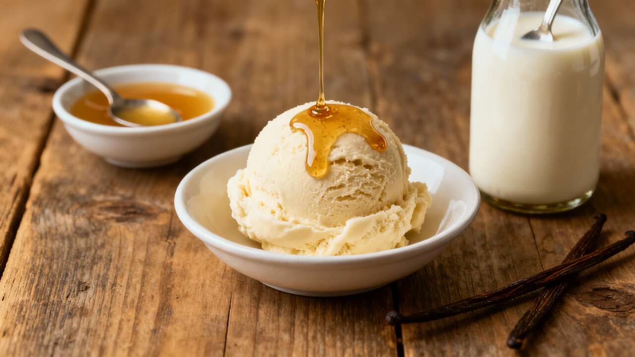 Glace vanille express : 3 ingrédients, sans sorbetière !