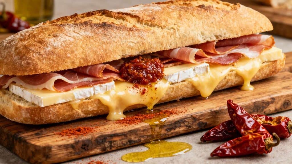 Sandwich basque au fromage de brebis : recette savoureuse !