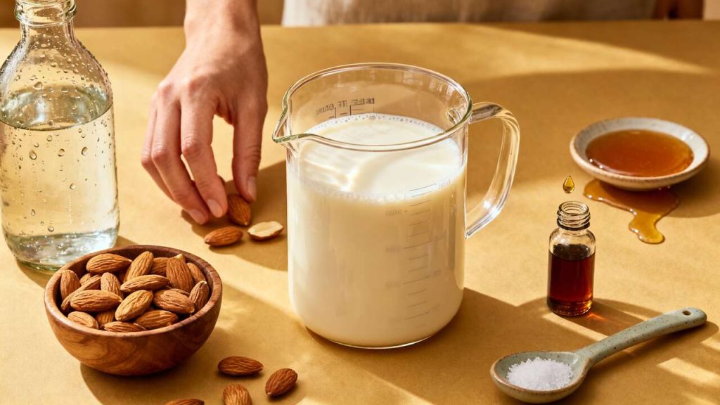Recette Lait d'Amande Maison Sans Lactose