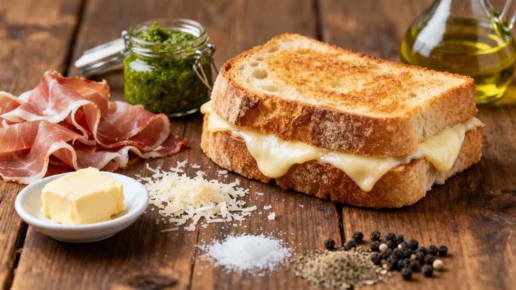 Croque-monsieur à l'italienne : la recette savoureuse et rapide