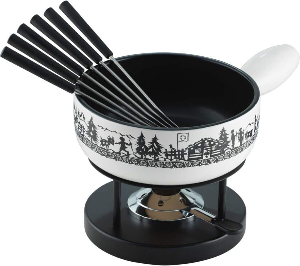 Test du set à fondue KUHN RIKON Alpenweide : compatible induction et complet