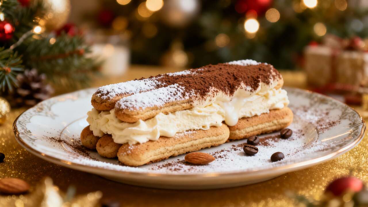 Bûche Tiramisu de Noël : recette Gourmande et Facile