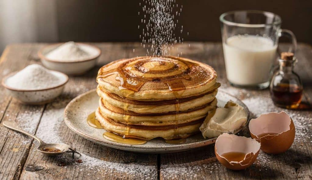 Recette de pancakes façon cinnamon rolls : délicieuse gourmandise sucrée