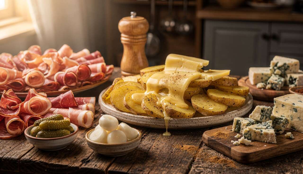 Recette de raclette au fromage bleu