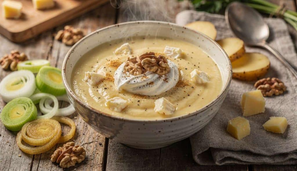 Velouté crémeux au Maroilles : recette gourmande
