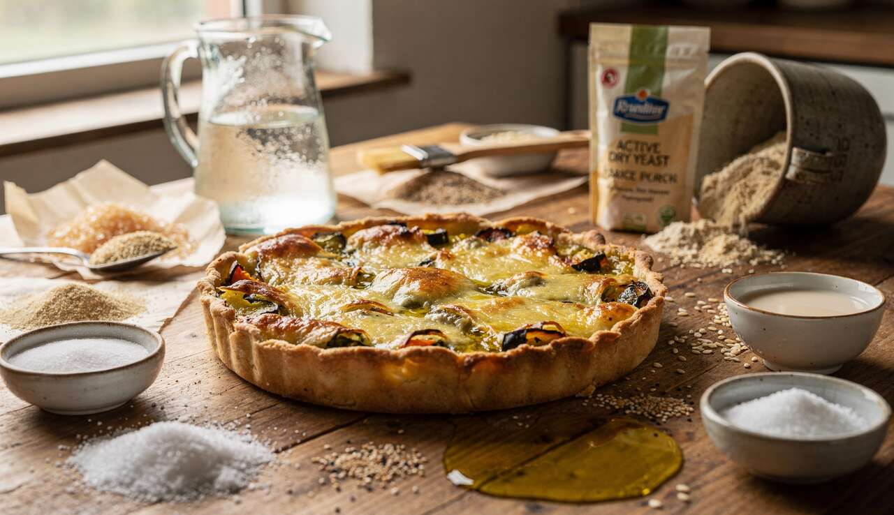 Tarte aux légumes et fromage à raclette : recette savoureuse