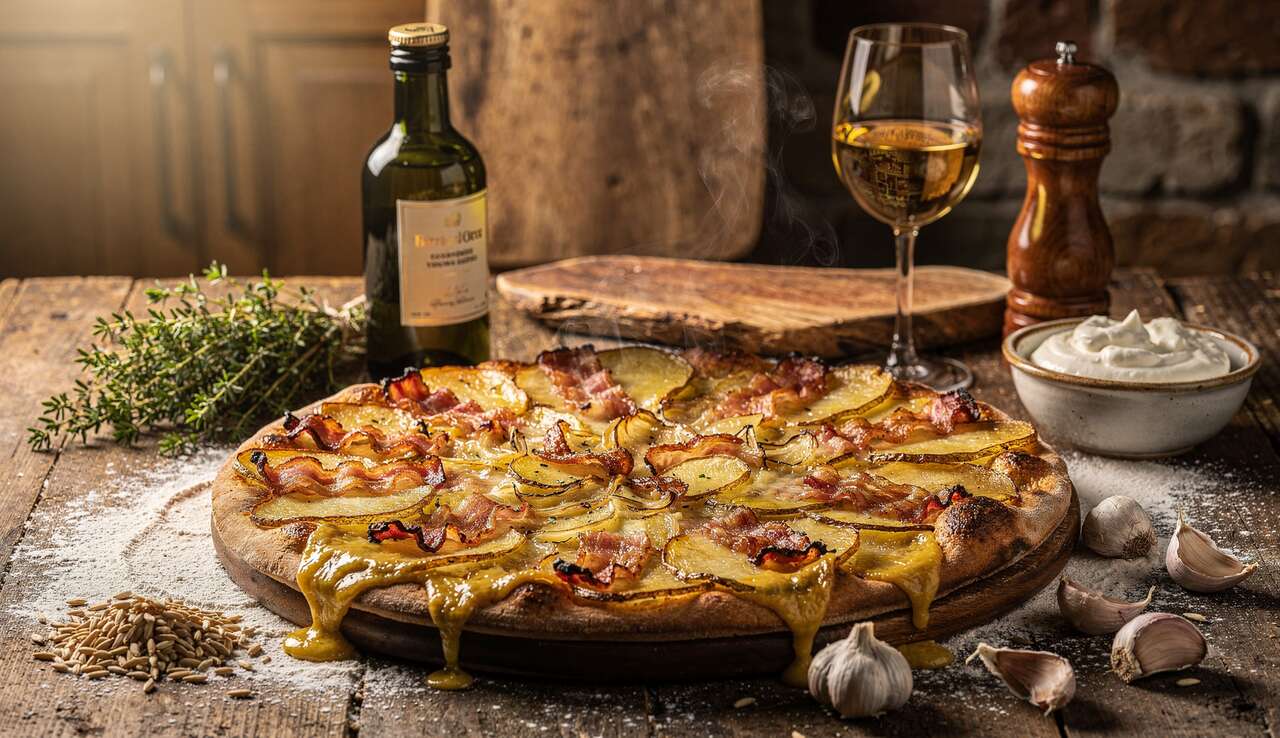 Pizza au Mont d'Or : recette gourmande et facile
