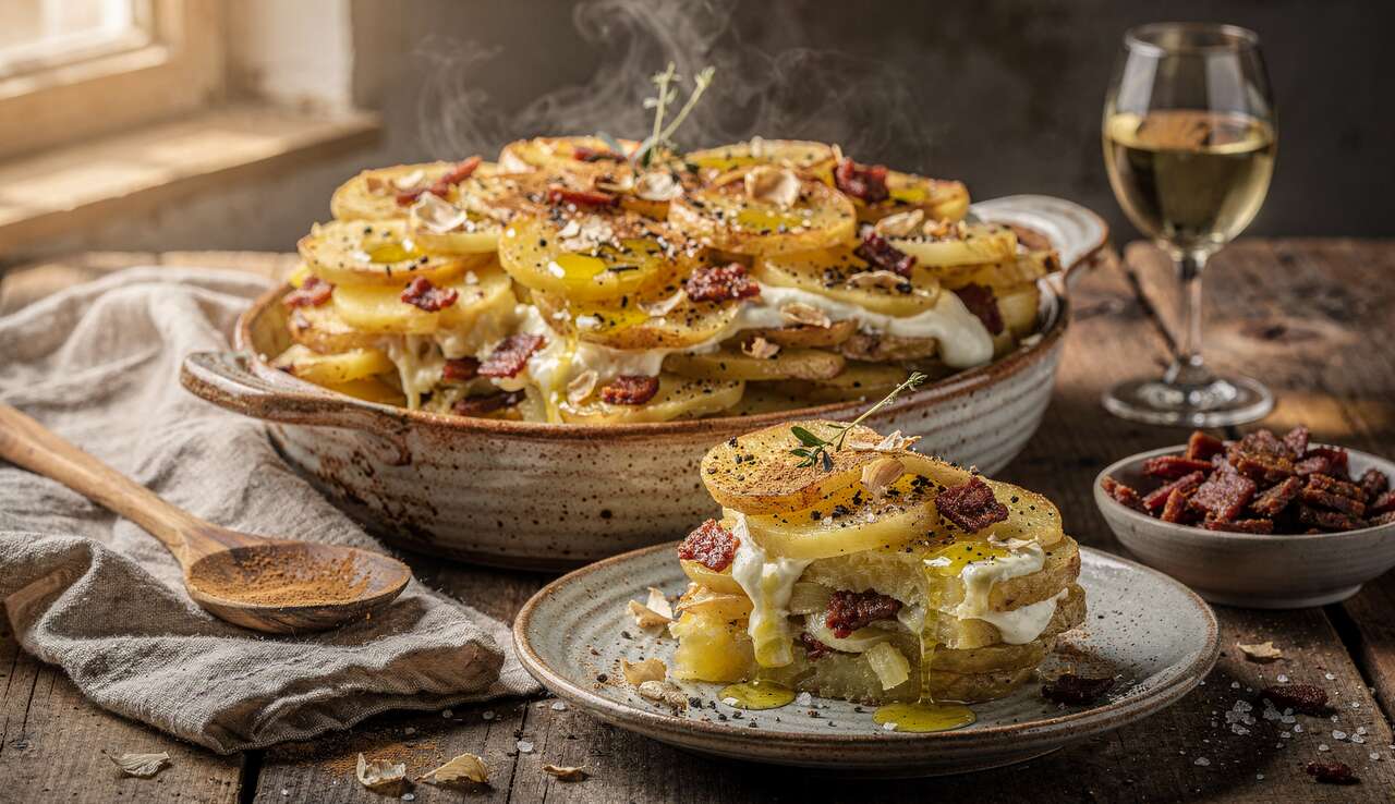 Tartiflette Végétarienne : recette Délicieuse et Facile